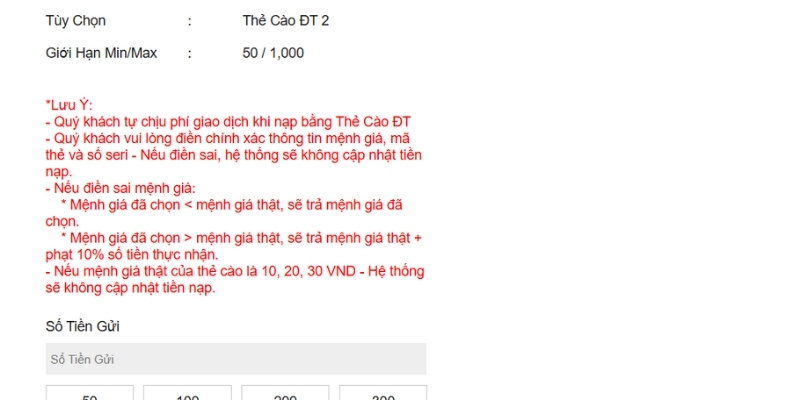 Giao dịch qua thẻ cào nhanh gọn với 3 bước tại WW88